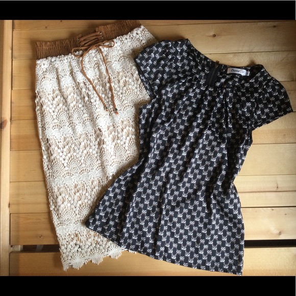 ❣️Sexy Anthropologie lace crochet skirt❣️ - Picture 8 of 8